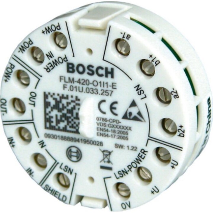 Bosch FLM-420-O1I1-E Input/Output Interface Module Integrated Version