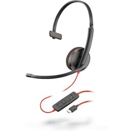 Poly Blackwire C3210 Mono USB-C Headset Black