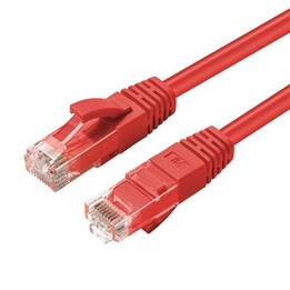MicroConnect UTP6002R Network Cable Cat6 U/UTP LSZH Red 0.2 m