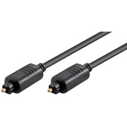 MicroConnect TT620BKAD Cable de audio Toslink 2 m Negro