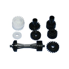 CoreParts MSP7333 - Kit di ingranaggi per sviluppatori, 12 pezzi in plastica ABS, modulo 0,5, diametri da 10 a 30 mm, asse da 3 
