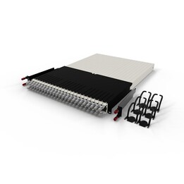 PATCHBOX PONE30UTPSL Patchpanel 30 HE UTP Grau