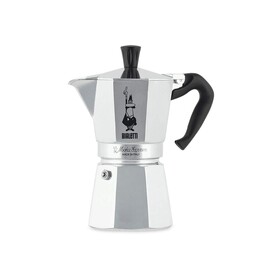 Bialetti Moka Express Italian Coffee Maker 0.3 L Aluminum, Black