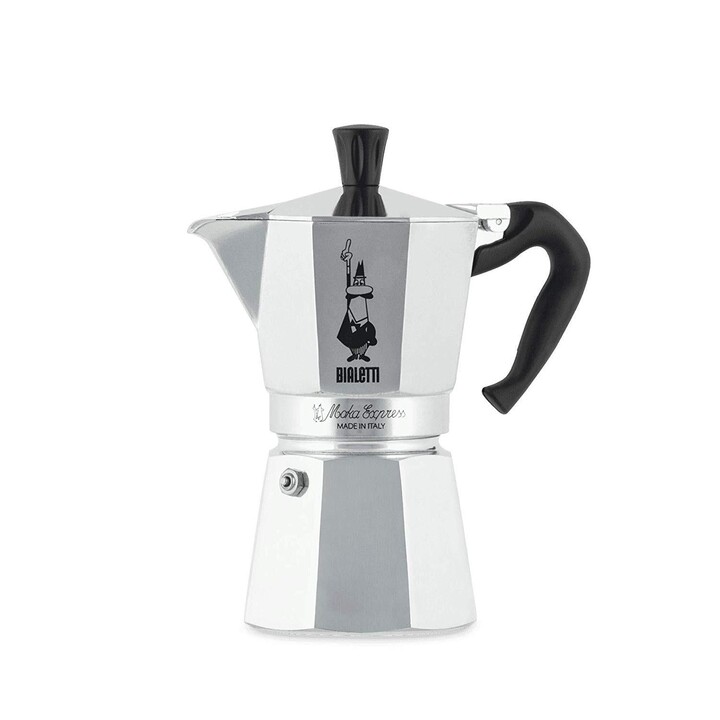 Bialetti Moka Express 0,3 l Aluminium, Schwarz