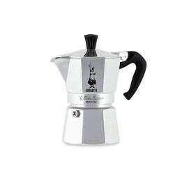 Bialetti Moka Express Cafeteira Italiana 0,06 L Alumínio, Preto