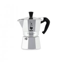 Bialetti Moka Express Cafetera italiana 0,06 L Aluminio, Negro - Imagen 1