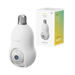 Hombli Bulb Cam 2K security camera white