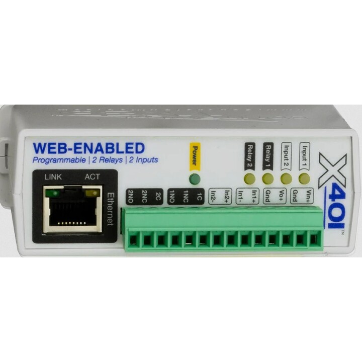 2N Telecommunications Relais IP externe, 2 sorties, 2 entrées, HTTPS, PoE