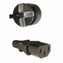 Mercodan 921542 Prise intelligente Dk-netkabel Sort