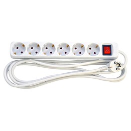 Multiprise Schuko Mercodan 503800010, 6 prises