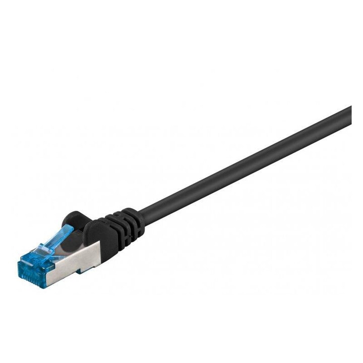 GOOBAY Cat.6a Patch Cable Black 1 m