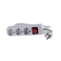 Mercodan 584420013 Schuko Socket with 3 Outlets