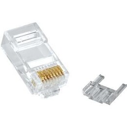 Mercodan Modularstik RJ45 KAT6 conectores de red sin blindaje, 50u