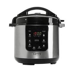 Camry CR 6409 olla multi-cocción 6 L 1000 W Negro, Acero inoxidable - Imagen 1