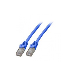 Mercodan 371227030 Cat6 UTP Patch Cable, Blue