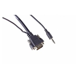 Câble Mercodan PRO VGA avec audio, Micro VGA et mini-jack, 5,0 m