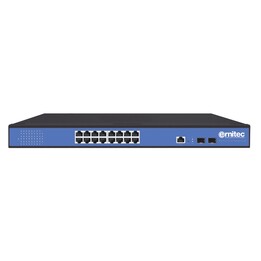 Ernitec ELECTRA-M216/2 Layer 2 Managed Switch, 16 Ports