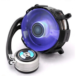 Zalman Reserator 3 Max - Flüssigkeitskühlung, 400W, Nanofluide, 120mm Lüfter mit blauer LED, kompatibel mit Intel LGA 775/1150/1