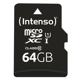 Intenso 64 GB microSD Memory Card
