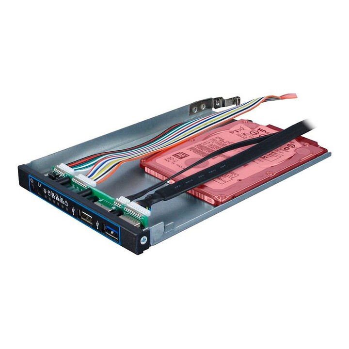 Inter-Tech 1U-10255 Case rack 1U nero