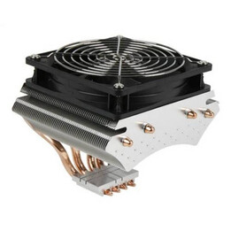 Xigmatek HDT-D1284 - Dissipador CPU alumínio, 4 heatpipes cobre, ventoinha 120mm PWM 800-1500RPM, 56.3CFM, 26.4dBA, sockets 775/