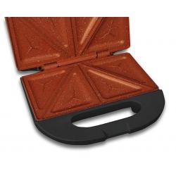 ELDOM ST11 sandwichera 750 W Negro, Plata - Imagen 1