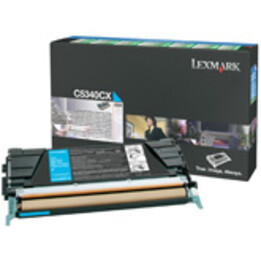 Lexmark Toner C-534 Return Programme Cyan Extra High Yield