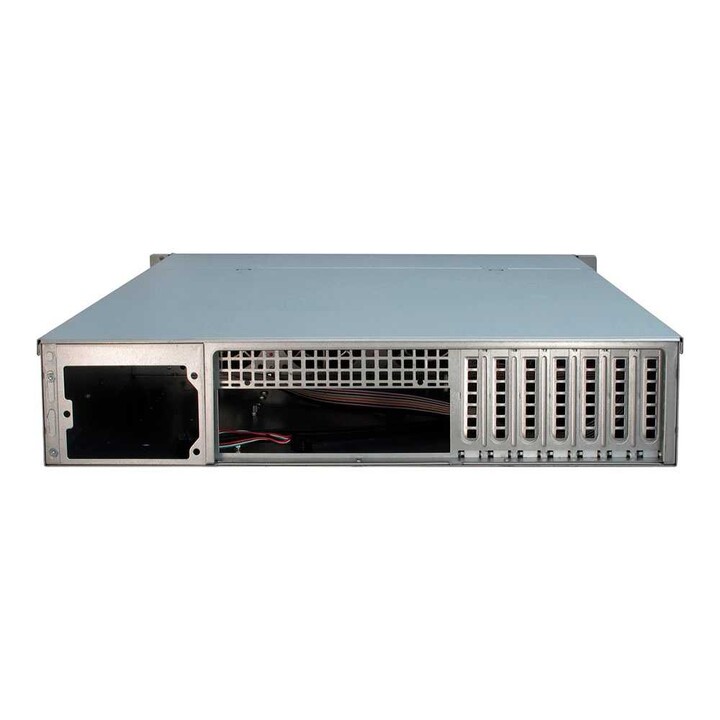 Inter-Tech 2U-2412 case rack 2U nero/argento