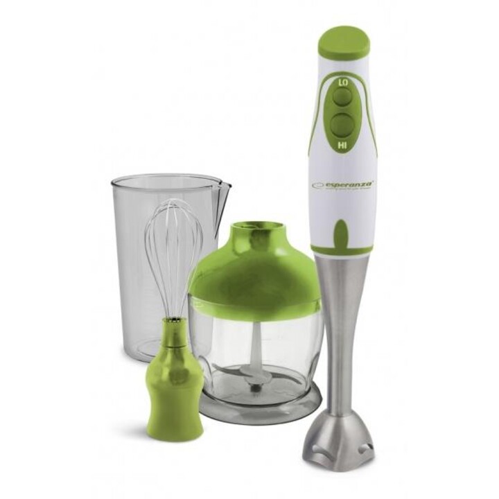 Liquidificador Esperanza EKM003G 0,75 L Liquidificador de Imersão Verde, Branco 450 W