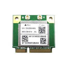 Jetway HNSCOMWFAWCB161HF - Kit Scheda MiniPCIe Realtek RTL8821AE WiFi 5 802.11ac + Bluetooth 4.0 con Extender Plate, 2 Cavi U.FL