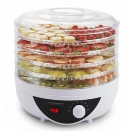 Esperanza EKD002 desidratador de alimentos Preto, Transparente, Branco 250 W