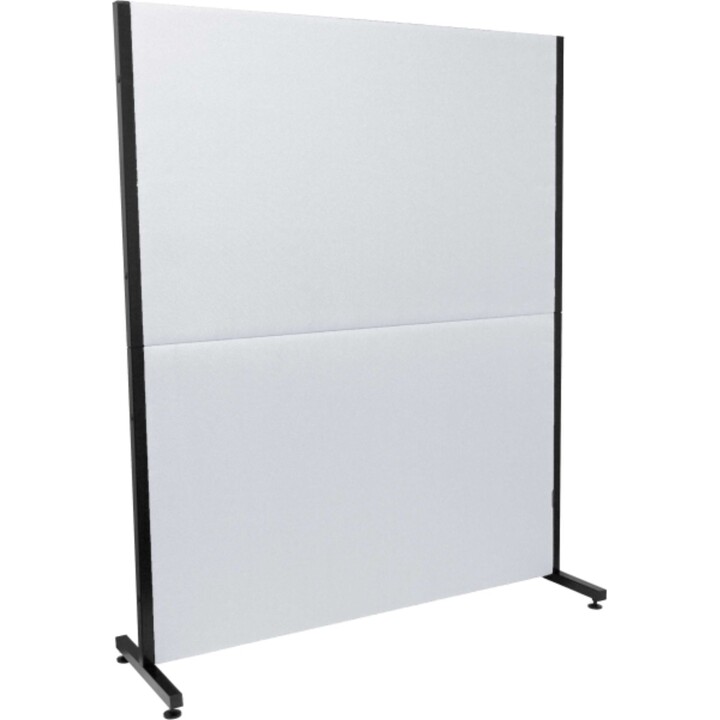 Piqueras y Crespo Valdeganga Bali Paravent Weiß, 3 klappbare Paneele, 180 x 180 cm, Aluminiumrahmen weiß lackiert und PVC-Lamell