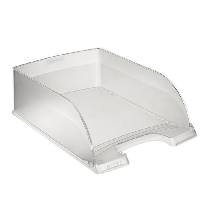 Leitz Plus Jumbo Stackable Tray, Transparent Plastic, A4+, 600 Sheets