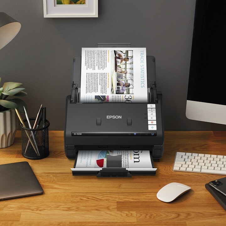 Epson WorkForce DS-550W Scanner Vertical