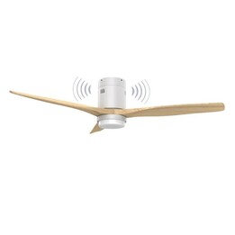 Energy Sistem SoundAir White - Ventilatore da soffitto con altoparlante Bluetooth, 42" (107 cm), 50 W, luce LED regolabile 3000K