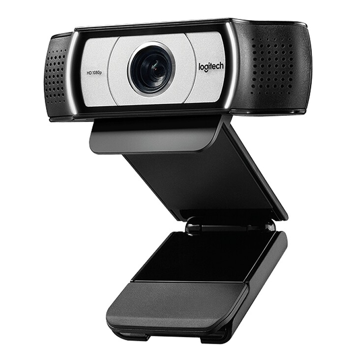 Logitech C930e Webcam Business Full HD 1080p 30 ips, Grand Angle 90°, Zoom HD 4x, Microphone Omnidirectionnel avec Réduction de 