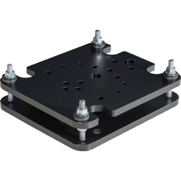 Base de chão aparafusada B-Tech System X BT8380-AFB/B com ajuste