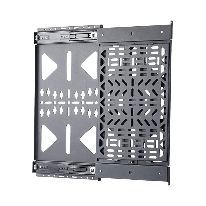 StarTech 1S-AV-WALL-MOUNT Pull-Out Wall Panel, 10 kg, Black