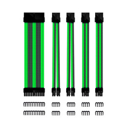 Kit d'extension Phoenix Technologies PHECABLE-BG pour câbles d'alimentation, 30 cm, 24 broches, 4+4 broches, 6+2 broches, noir e