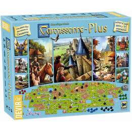 Devir Carcassonne Plus - Jogo básico + 11 expansões
