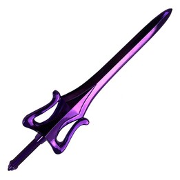 Replica Spada di Skeletor Masters of the Universe - Factory Entertainment, Lama in Acciaio Inossidabile, 91 cm, con Supporto da 