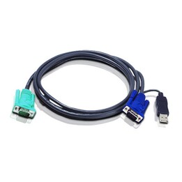 ATEN Câble KVM USB 5m avec SPHD 3 en 1
