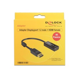 DeLOCK 62609 cavo adattatore video 0,2 m DisplayPort HDMI Nero