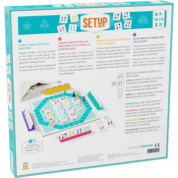Asmodee! Setup Brettspiel
