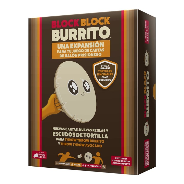 Jogo de mesa da Asmodee! Block Block: Burrito