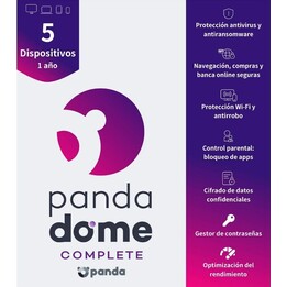 Panda Dome COMPLETE, 5 devices, 1 year, ESD electronic licence
