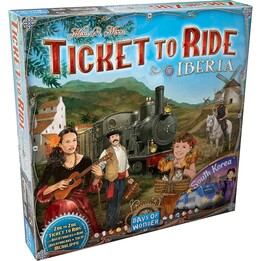 Jogo de Tabuleiro Asmodee Aventureiros ao Comboio! Ibéria e Coreia do Sul