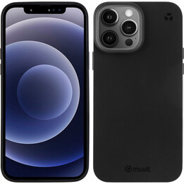 Capa Recycletek compatível com o Apple iPhone 13 Pro Max, na cor preta