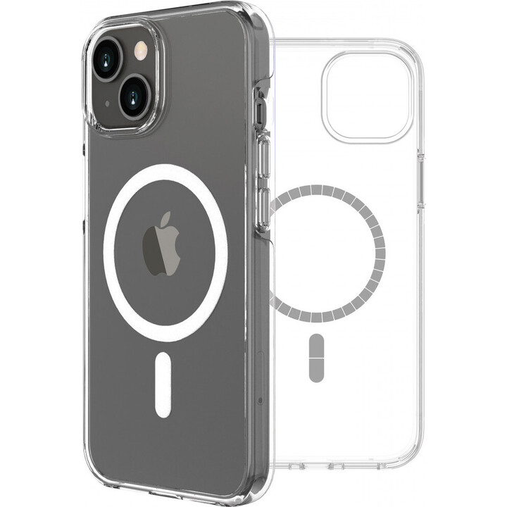 Capa Muvit recycletek MagSafe compatível com Apple iPhone 14 Plus transparente