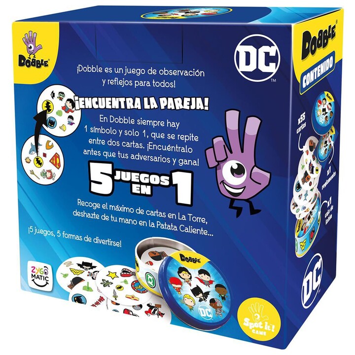 Jogo de mesa da Asmodee! Dobble DC Universe